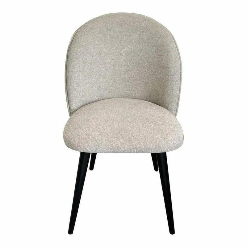 Clarissa Polyester Upholstered Armless Dining Chair (Set Of 2)