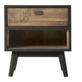 20 Inch Nightstand Black Rustic Nightstands LOOMLAN By Moe's Home