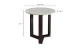 20 Inch Side Table Charcoal Grey Scandinavian Side Tables LOOMLAN By Moe's Home