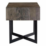 20 Inch Side Table Natural Contemporary Side Tables LOOMLAN By Moe's Home