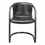 Freeman Grazed Leather Dining Chair (Set Of 2)