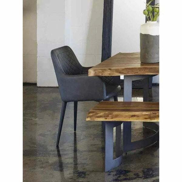 Cantata Vegan Leather Upholstered Dining Chair (Set Of 2)