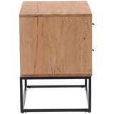 23.5 Inch Nightstand Natural Contemporary Nightstands LOOMLAN By Moe's Home