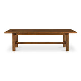 30 in. Mikoshi Solid Pine Brown Rectangular Dining Table Dining Tables LOOMLAN By Moe's Home