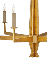32.5 in. Goldfinch Iron Gold Chandelier Chandeliers LOOMLAN By Currey & Co