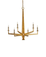 32.5 in. Goldfinch Iron Gold Chandelier Chandeliers LOOMLAN By Currey & Co