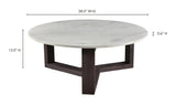 38 Inch Coffee Table Charcoal Grey Scandinavian Coffee Tables LOOMLAN By Moe's Home