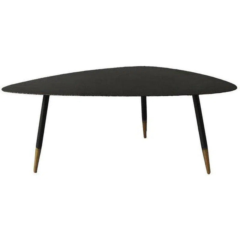 39.5 Inch Coffee Table Black Retro Coffee Tables LOOMLAN By Moe's Home