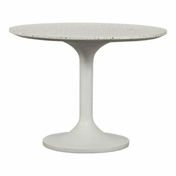 39 Inch Outdoor Cafe Table Grey Contemporary Outdoor Dining Tables LOOMLAN By Moe's Home