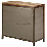 40" Farmhouse Reclaimed Wood Small Sideboard Sideboards LOOMLAN By LOOMLAN