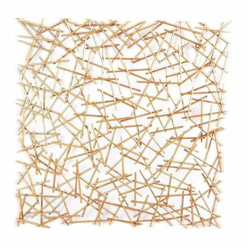 40 Inch Wall Decor Gold Contemporary Artwork LOOMLAN By Moe's Home