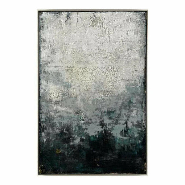 40x60 Inch Black Gray Canvas Wall Art Abstract Contemporary Artwork LOOMLAN By Moe's Home