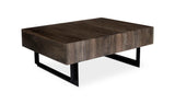 42.5 Inch Storage Coffee Table Natural Contemporary Coffee Tables LOOMLAN By Moe's Home