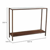 42 Inch Console Table Brown Retro Console Tables LOOMLAN By Moe's Home