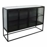 47 Inch Cabinet Black Industrial Sideboards LOOMLAN By Moe's Home