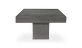 47 Inch Outdoor Coffee Table Grey Contemporary Outdoor Coffee Tables LOOMLAN By Moe's Home