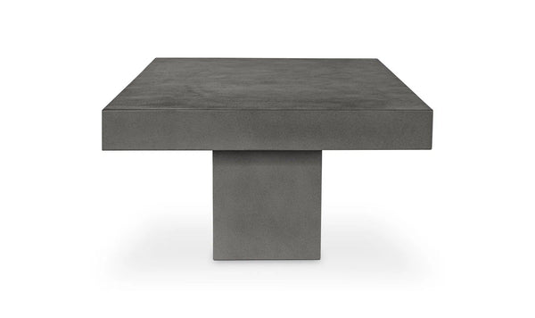 47 Inch Outdoor Coffee Table Grey Contemporary Outdoor Coffee Tables LOOMLAN By Moe's Home