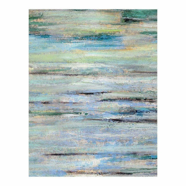 48 Inch Braid Multicolor Canvas Art Contemporary Artwork LOOMLAN By Moe's Home