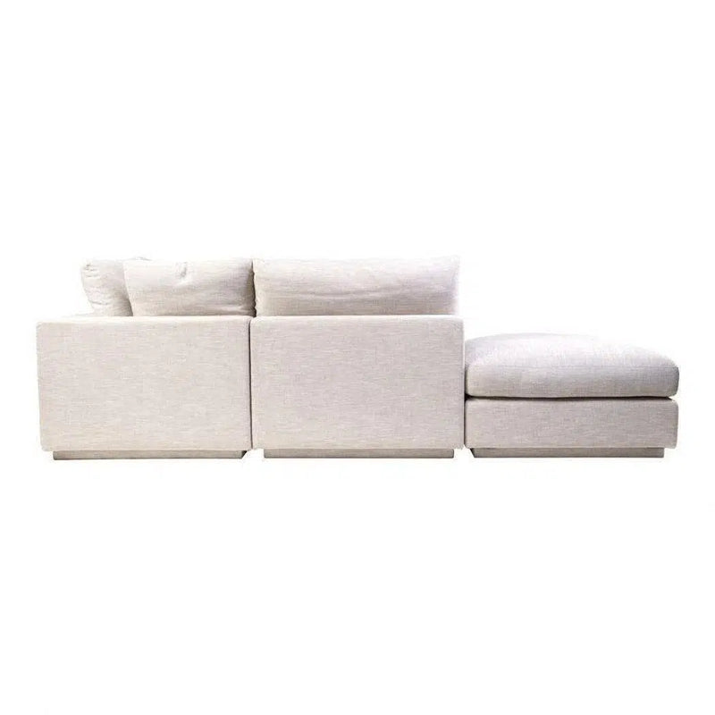 5 PC Set Taupe Fabric Dream Modular Modular Sofas LOOMLAN By Moe's Home