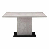 53 Inch Dining Table Grey Contemporary Dining Tables LOOMLAN By Moe's Home