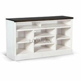 55" and Black TV Console Shelving Media Unit TV Stands & Media Centers LOOMLAN By Sunny D