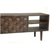 55 Inch Entertainment Unit Brown Mid-Century Modern TV Stands & Media Centers LOOMLAN By Moe's Home