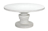 60" Hugo Wood White Dining Table Dining Tables LOOMLAN By Noir