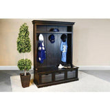 60x85" Dakota Entry Locker Hall Tree with Bench Storage Hall Trees & Lockers LOOMLAN By Sunny D