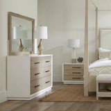 62" High Gloss Boca Grande Six Drawer Dresser and Mirror Combo Dressers LOOMLAN By Panama Jack