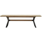 63 Inch Bench Brown Scandinavian Dining Benches LOOMLAN By Moe's Home