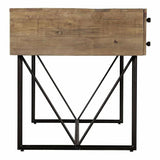 63 Inch Desk Natural Rustic Home Office Desks LOOMLAN By Moe's Home