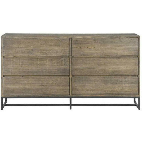 63 Inch Dresser Brown Rustic Dressers LOOMLAN By Moe's Home