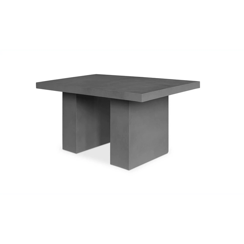 63 Inch Outdoor Dining Table Grey Contemporary Outdoor Dining Tables LOOMLAN By Moe's Home