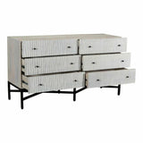 64 Inch Dresser White Contemporary Dressers LOOMLAN By Moe's Home