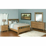 64x35" Rustic Wood Dresser for Small Bedroom Dressers LOOMLAN By Sunny D