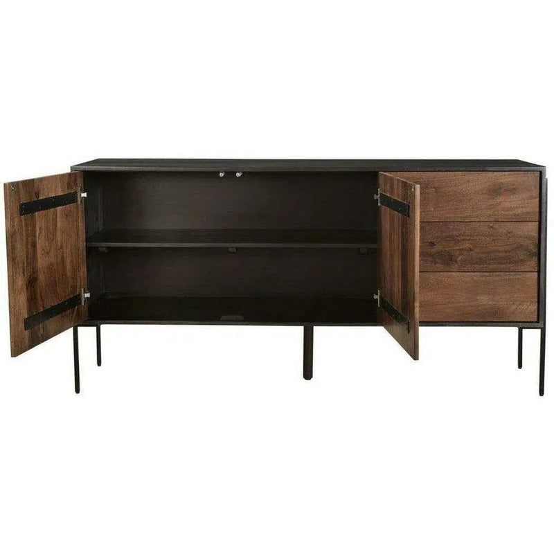 66 Inch Sideboard Brown Modern Sideboards LOOMLAN By Moe's Home