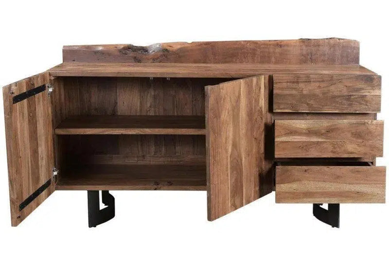 66 Inch Sideboard for Dining Room Industrial Sideboards LOOMLAN By Moe's Home