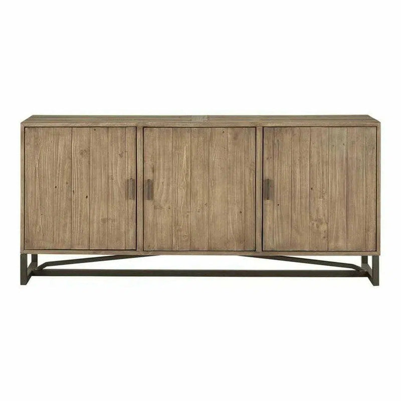 67.75 Inch Sideboard for Dining Room Brown Rustic Sideboards LOOMLAN By Moe's Home