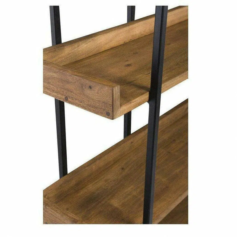 68 Inch Bookshelf Large Brown Industrial Etageres LOOMLAN By Moe's Home