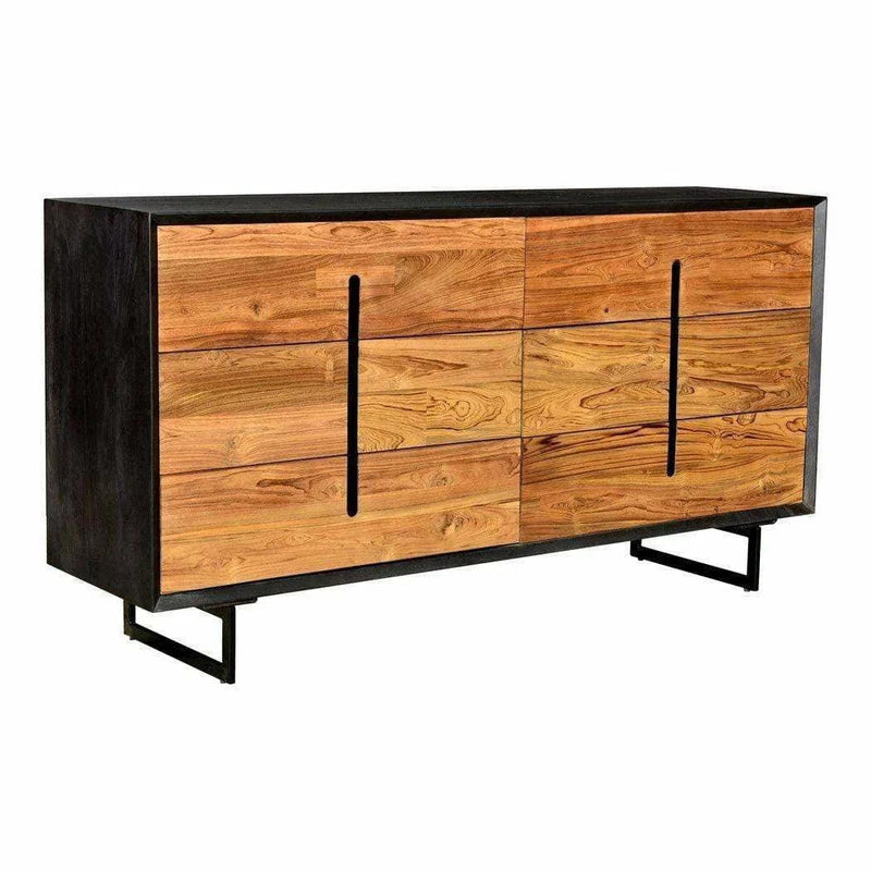 68 Inch Dresser Brown Scandinavian Dressers LOOMLAN By Moe's Home