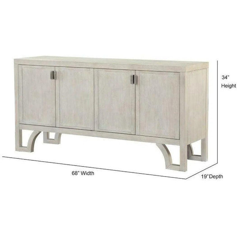 68" Natural Color Solid Wood Graphite Sideboard Sideboards LOOMLAN By Panama Jack