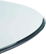 70" in. Moiselle Silver Round Dining Table Dining Tables LOOMLAN By Bassett Mirror