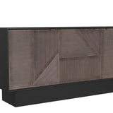 71" Brown Mid Century Modern Sideboard for Dining Room Sideboards LOOMLAN By Bassett Mirror