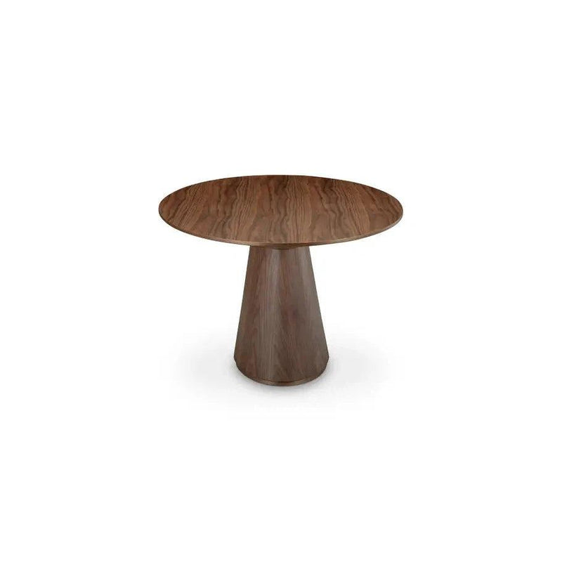 71" Contemporary Semi Gloss Brown Oval Dining Table for 6 People Dining Tables LOOMLAN By Moe's Home
