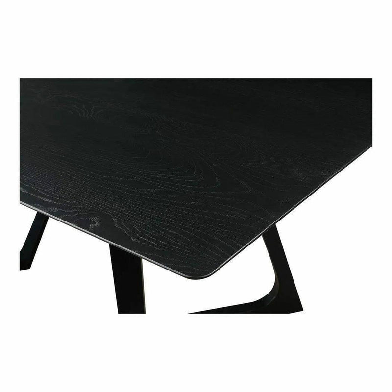 71 Inch Dining Table Rectangular Black Mid-Century Dining Tables LOOMLAN By Moe's Home