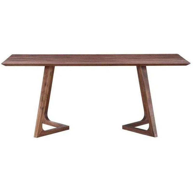 71 Inch Dining Table Rectangular Brown Mid-Century Dining Tables LOOMLAN By Moe's Home