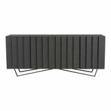 71 Inch Sideboard Charcoal Grey Contemporary Sideboards LOOMLAN By Moe's Home