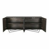 71 Inch Sideboard Charcoal Grey Contemporary Sideboards LOOMLAN By Moe's Home