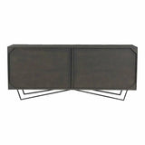 71 Inch Sideboard Charcoal Grey Contemporary Sideboards LOOMLAN By Moe's Home