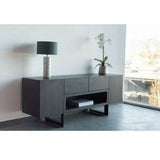 72 Inch Media Cabinet Natural Contemporary TV Stands & Media Centers LOOMLAN By Moe's Home